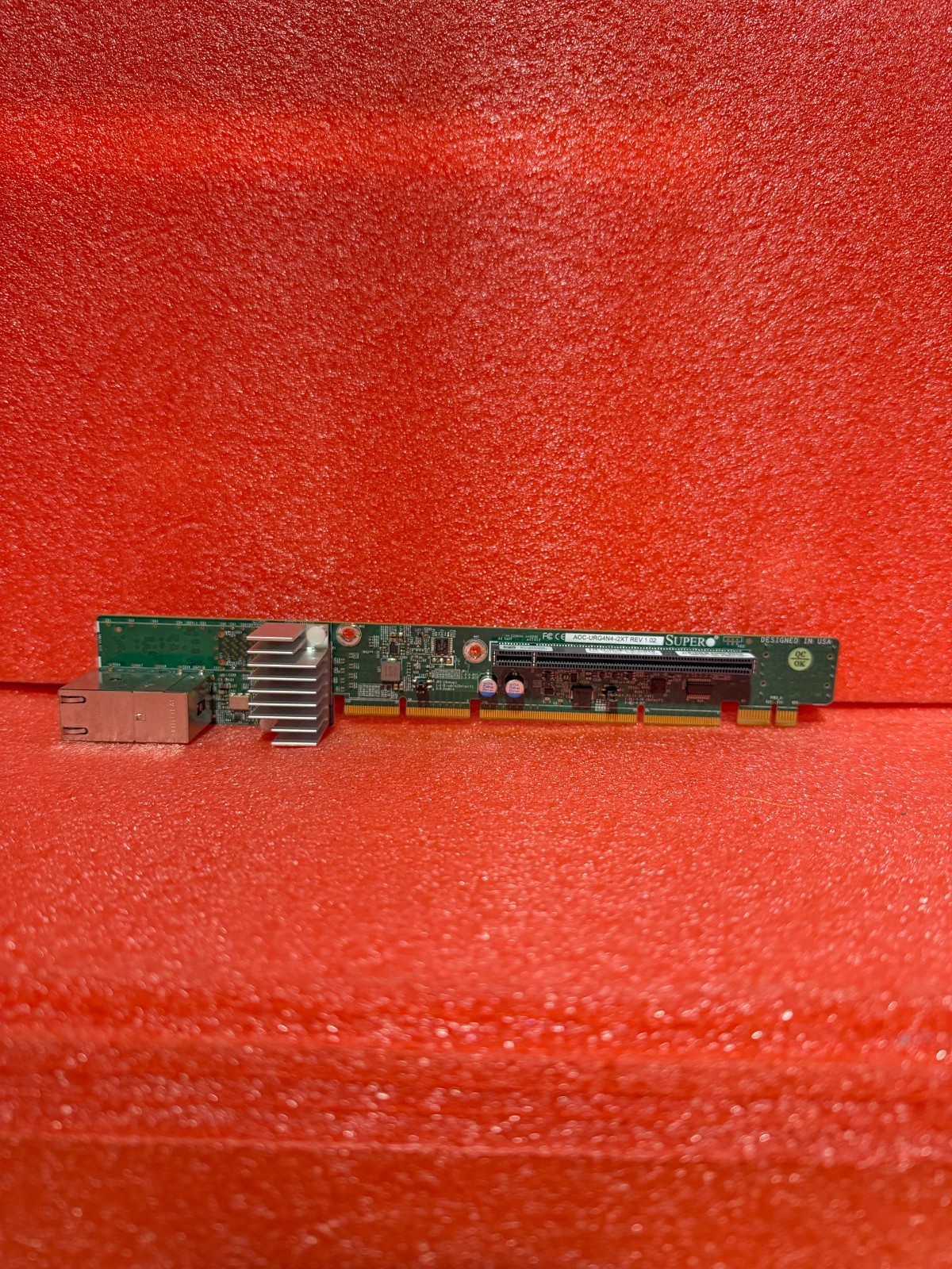 Supermicro AOC-URG4N4-I2XT 1U Ultra Riser Card With 2x10Gbps RJ45,2x8353-8i Port