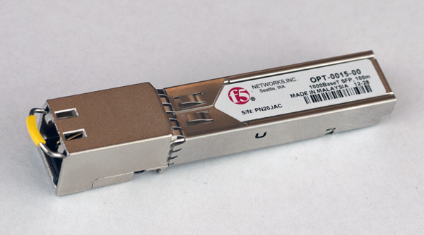 Genuine F5 Networks OPT-0051-01 1000BaseT SFP Copper RJ-45 100m Transceiver