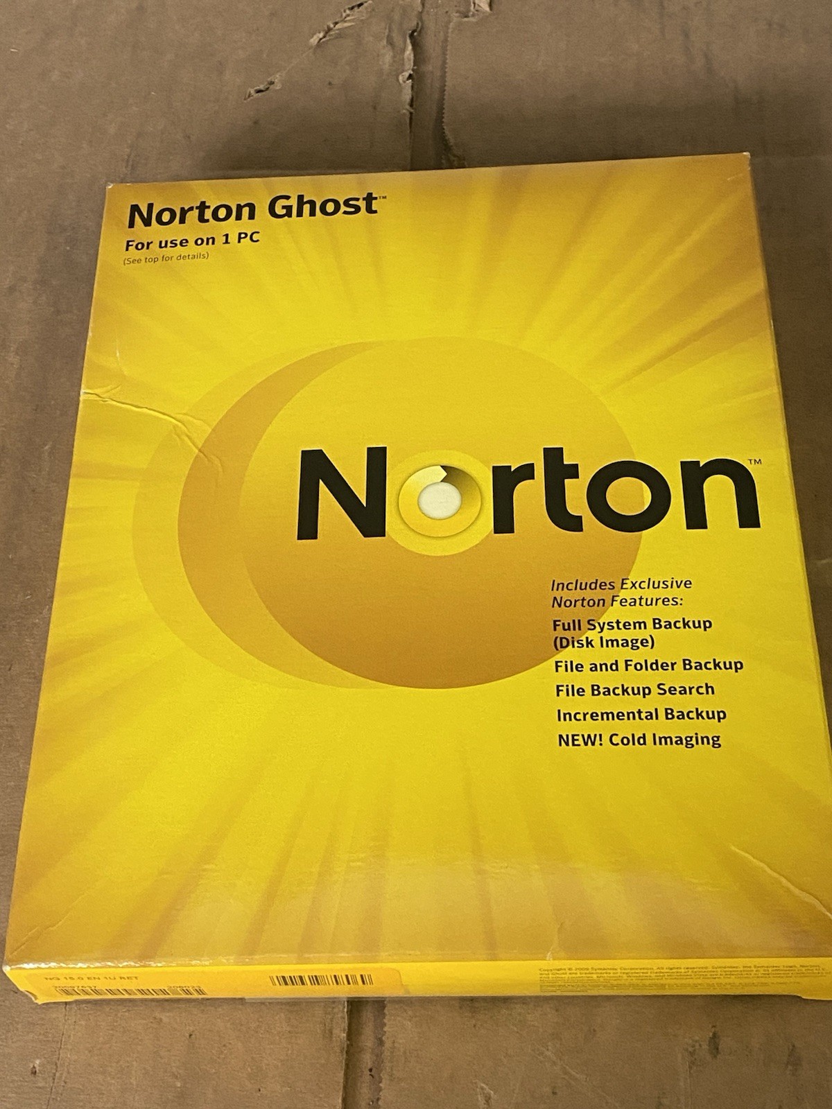 Lot Of 12 Genuine Symantec Norton Ghost 15.0 English 1 User RET Backup Software