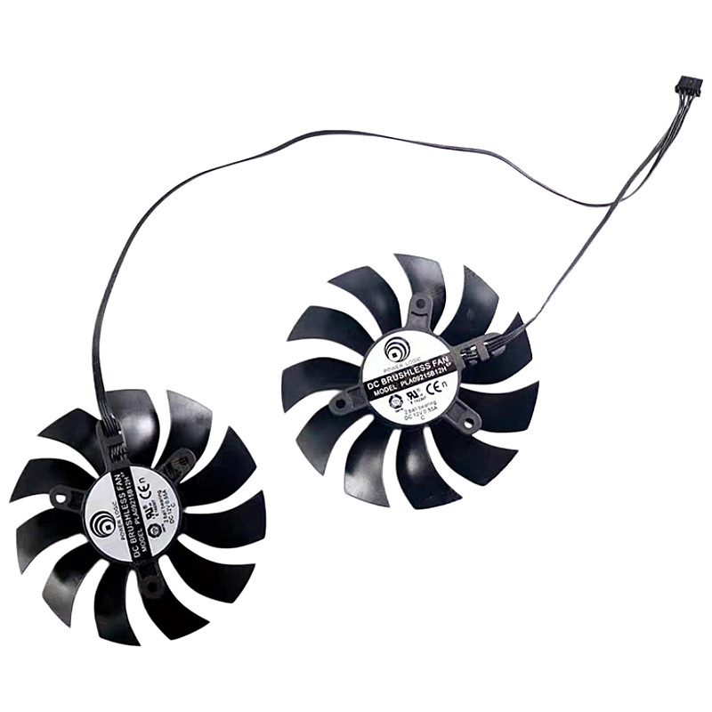 1set 88Mm PLA09215B12H 4Pin Fan Replace for EVGA GTX 1080Ti SC2 GAMING ICX/ACX