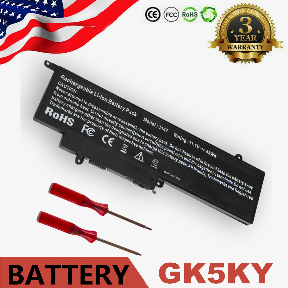 GK5KY Battery for Dell Inspiron 11 3147 3148 3152 13 7353 7352 7348 7359 P55F