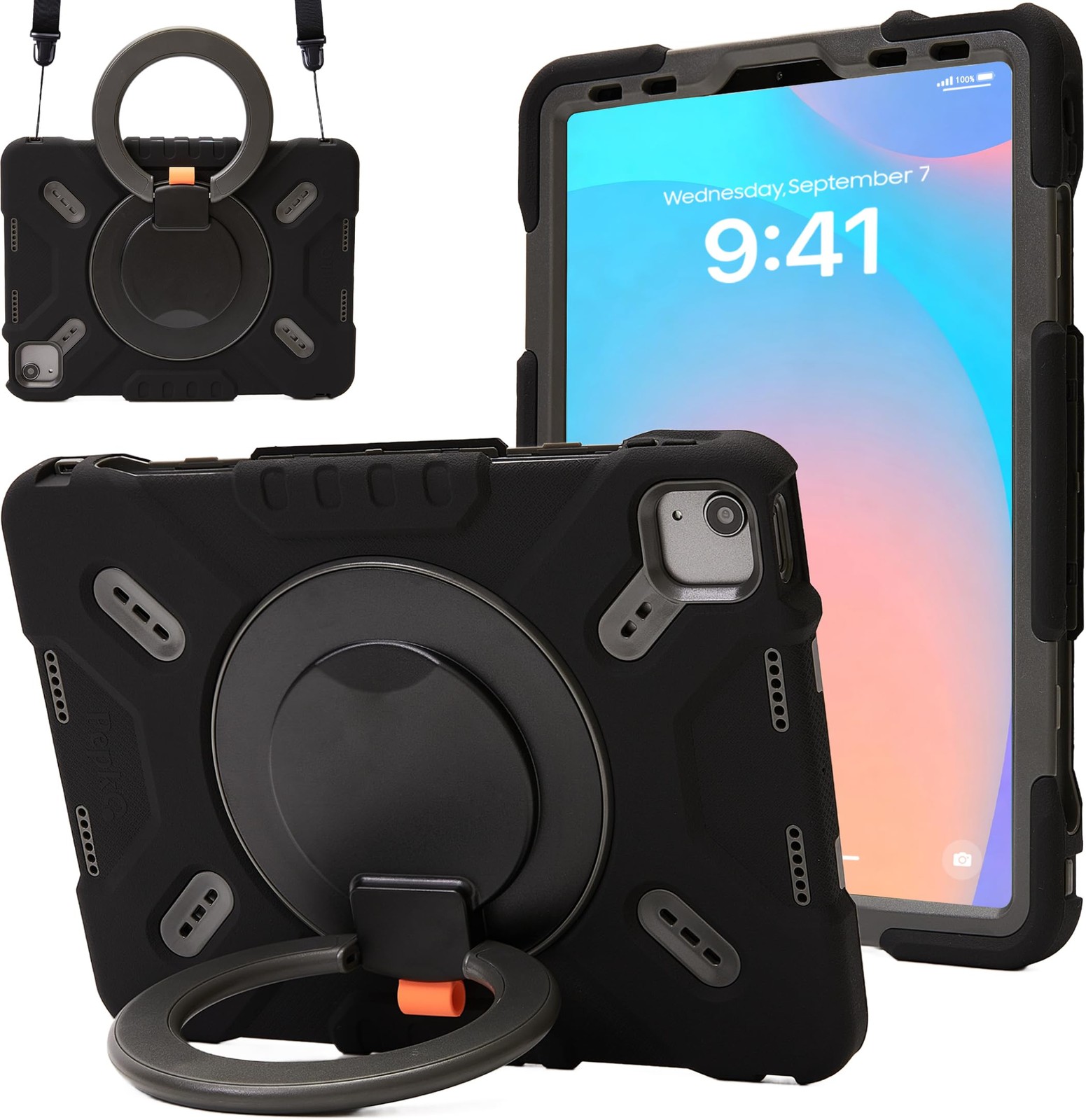 Kids Case for iPad Air5/4th & iPad Pro11 1-4th,Heavy Duty Shockproof
