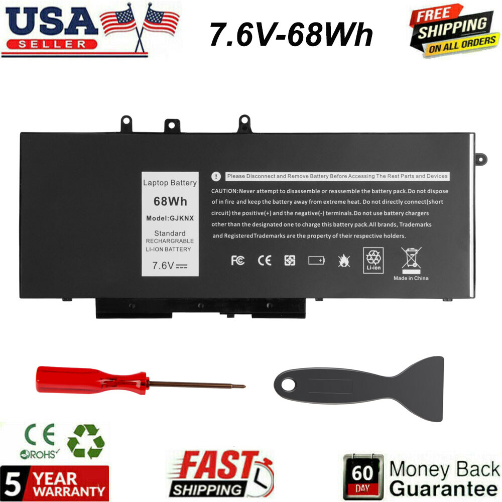 ✅GJKNX 68Wh Battery for Dell Latitude 5480 5580 5490 5590 GD1JP 5YHR4 DY9NT