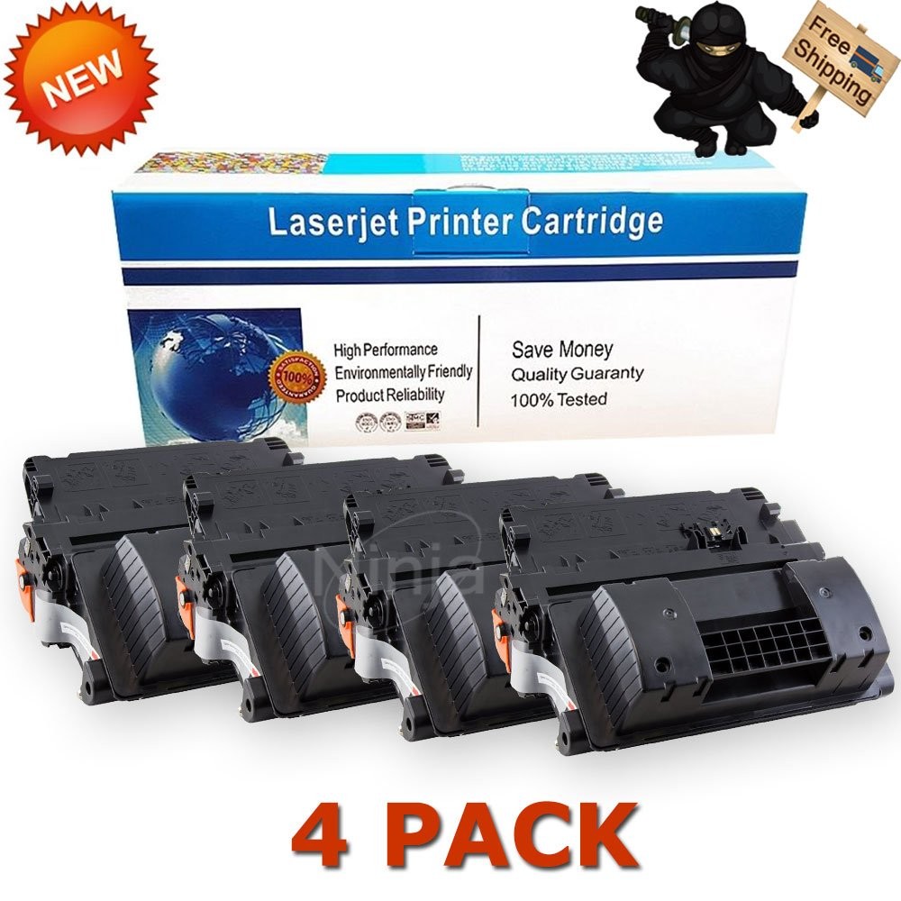 4x Pack High Yield CE390X 90X Toner for HP LaserJet 600 M602dn M603dn M4555fskm