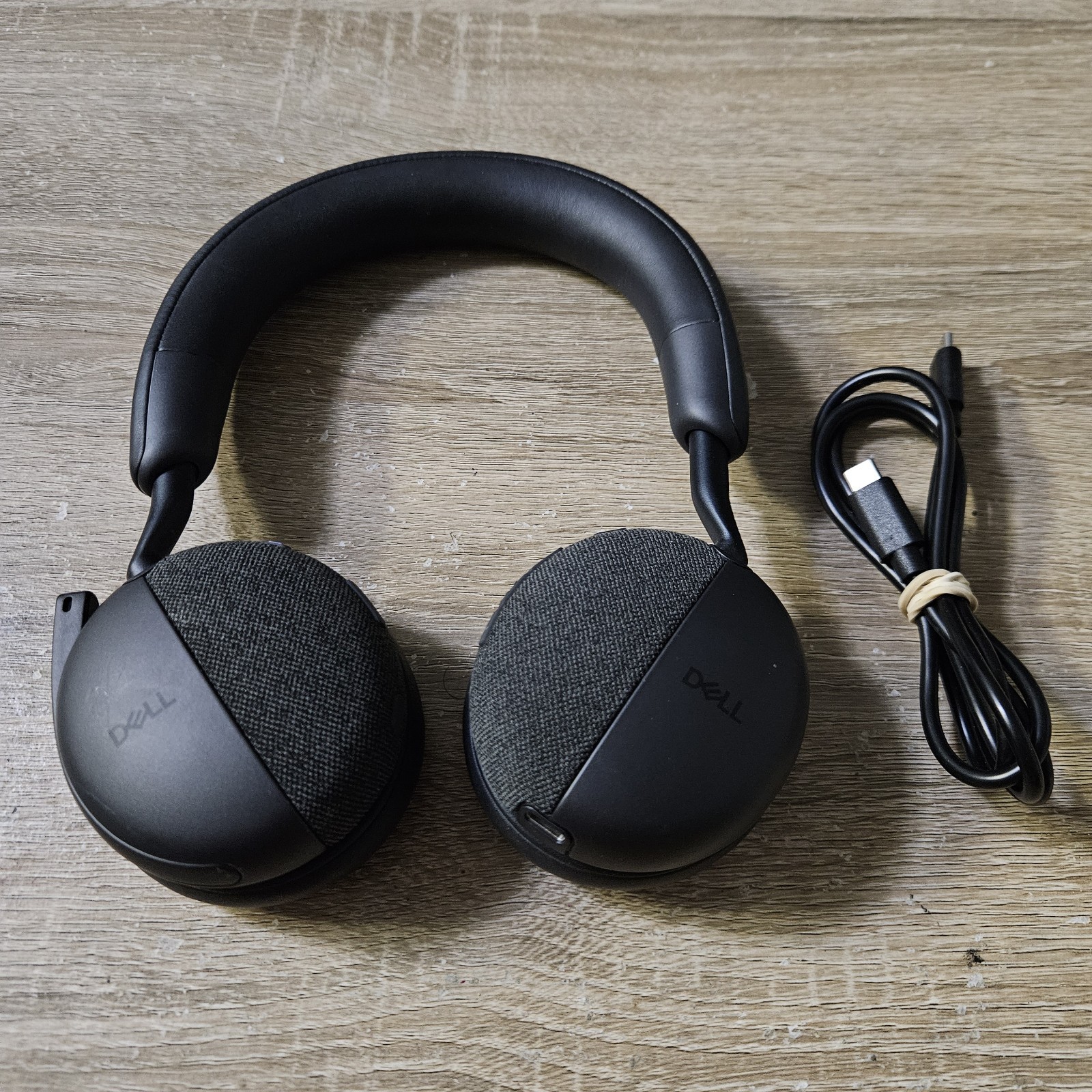 Dell WL5024 Wireless Noise Canceling Stereo Over Ear Headset Black HS2404 ANC