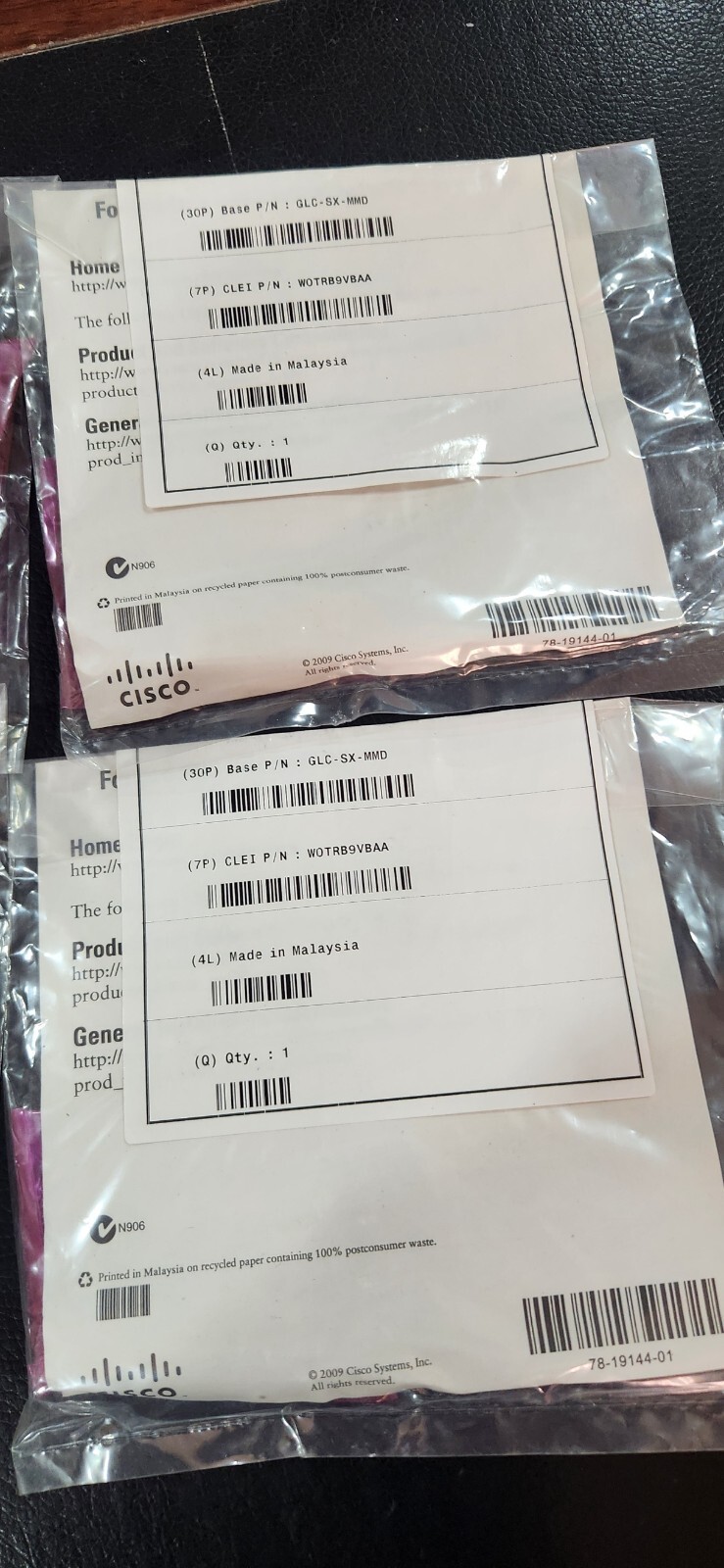 NEW SEALED CISCO GLC-SX-MMD   ORIGINAL GENUINE CISCO INDIA PRODUCT NO HOLOGRAM