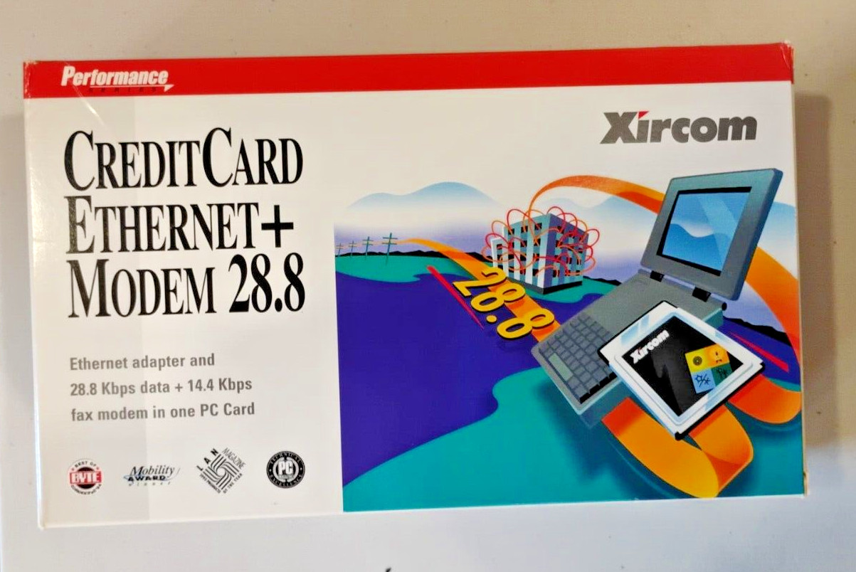 XIRCOM Credit Card Ethernet Modem 28.8