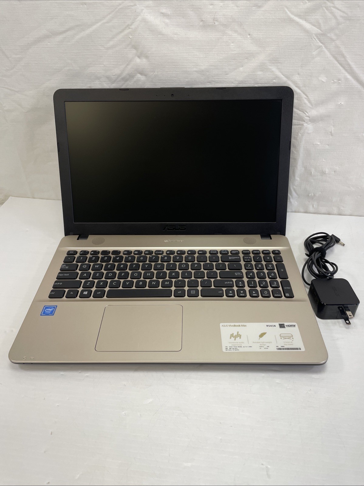 ASUS VivoBook Max R541N 15.6" Intel Celeron 1.10GHz 4GB RAM 500GB HDD Win10 Pro