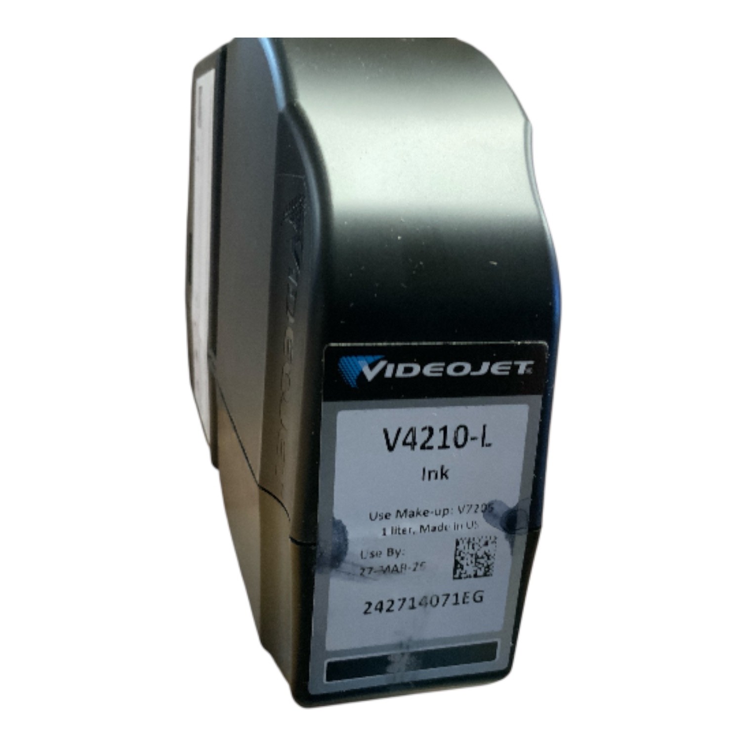 Videojet V4210-L Black Ink Cartridge – Genuine OEM – 1 Liter – For CIJ Printers