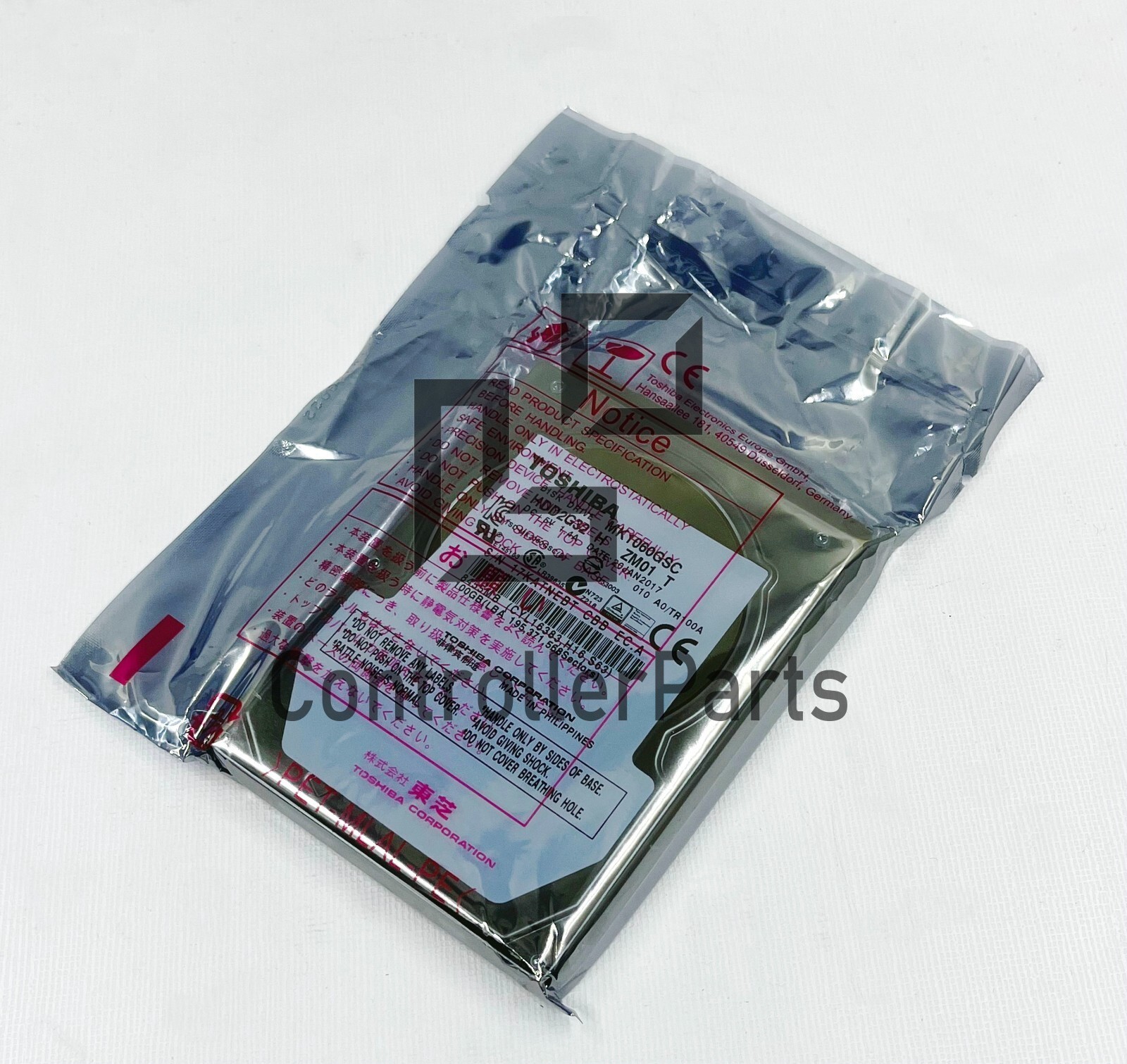 10PCS Toshiba 100GB 4200RPM 2.5" MK1060GSC Autonavigation/Industriecomputer HDD
