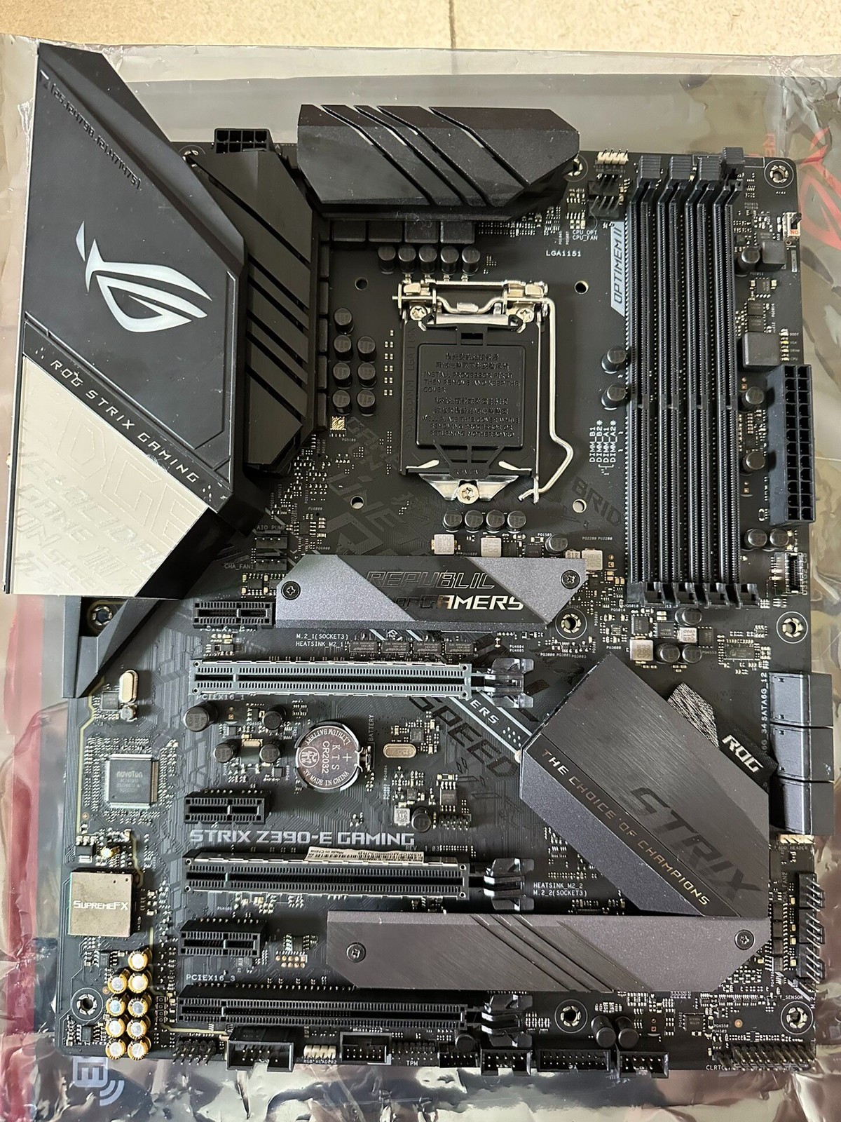 ASUS STRIX Z390-E GAMING LGA1151 Motherboard Intel Z390 Chipset Gaming Mainboard