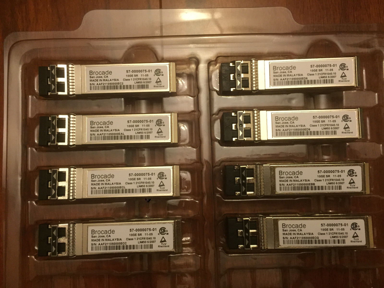 IBM 42C1819 Brocade SFP+SR 10G 850nm duplex LC MMF Price Each