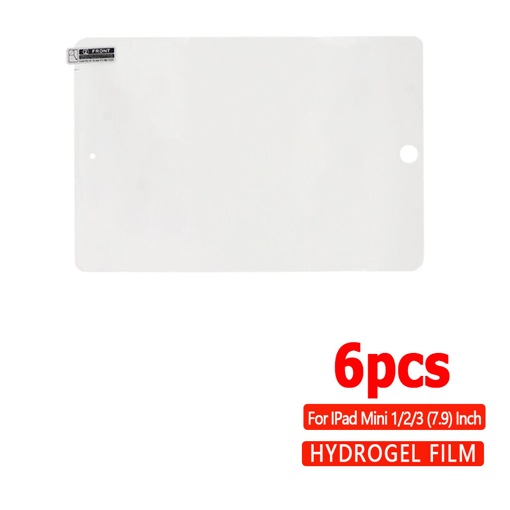 6Pcs HD Clear Tablet Screen Protector Protective Film For iPad Series