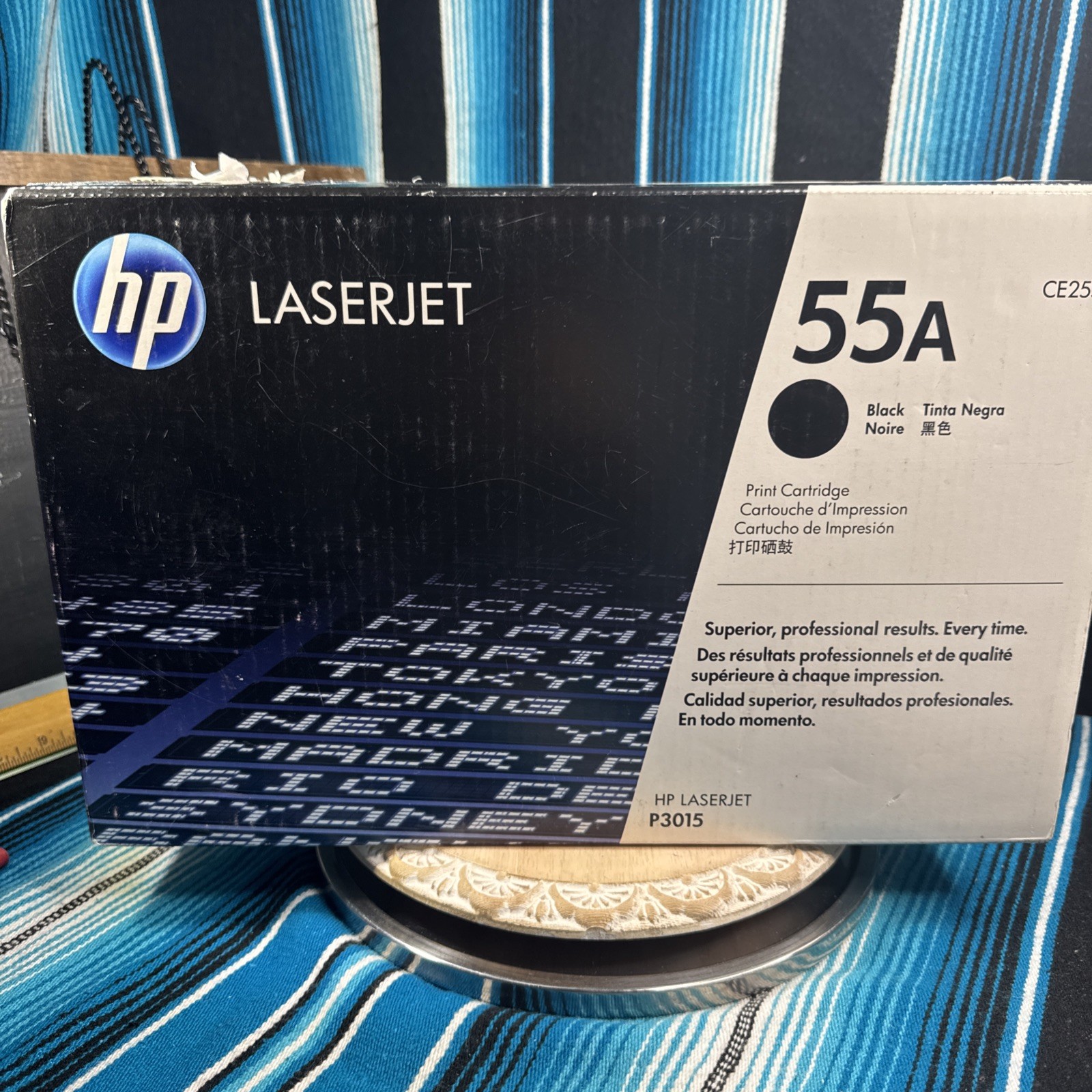 Genuine HP Laserjet 55A CE225A Black Toner Cartridge.