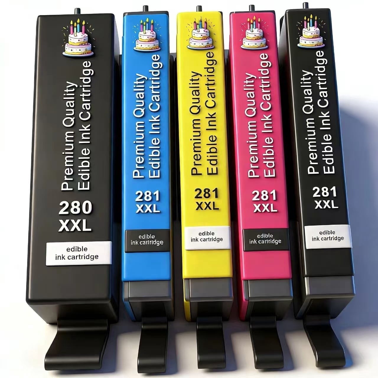 Edible Ink Cartridges for Canon PGI-280XXL CLI-281XXL For PIXMA TS8120 TS8220