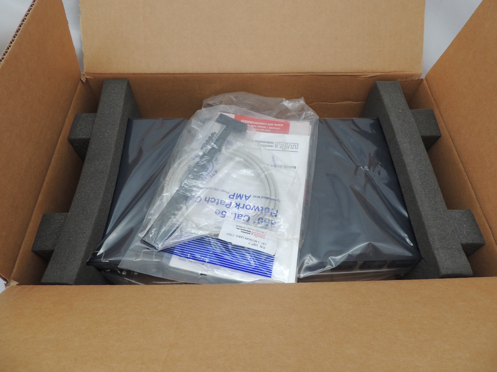New in Box WTI RSM-8R8-1 1U Remote Site Manager with Power Control PDU Interface