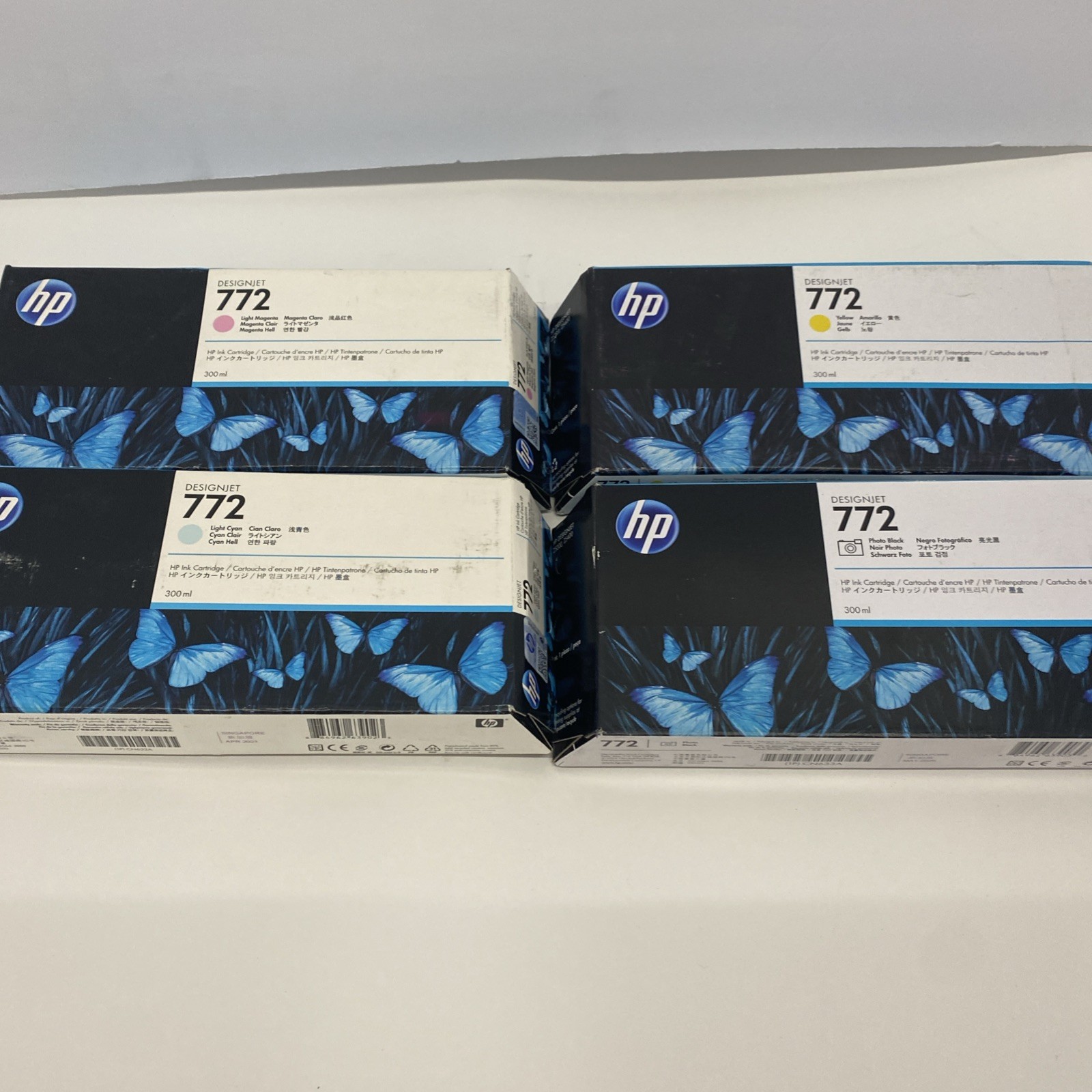 LOT-5 HP DesignJet 772 Ink Cartridge CN633A CN631A CN632A CN635N CN630A NEW
