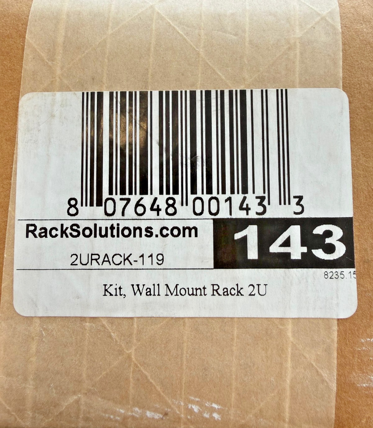 Innovation 2URACK-119 2U WALL MOUNT BRACKET