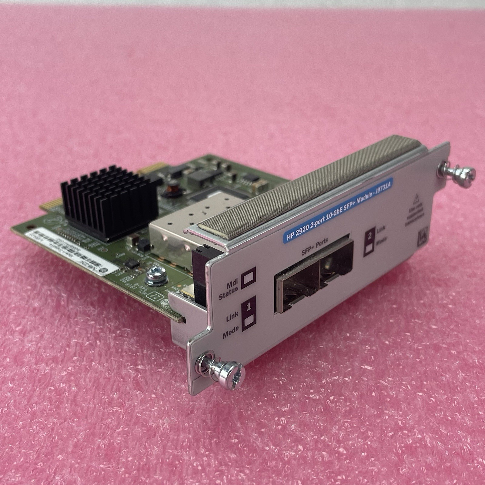 HP J9731A 2920 2 Port 10GbE SFP Module Tested & Reset