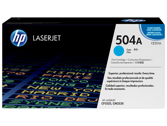 HP CE251A Cyan 504a Toner Cartridge NEW HP Products, printers, office,business