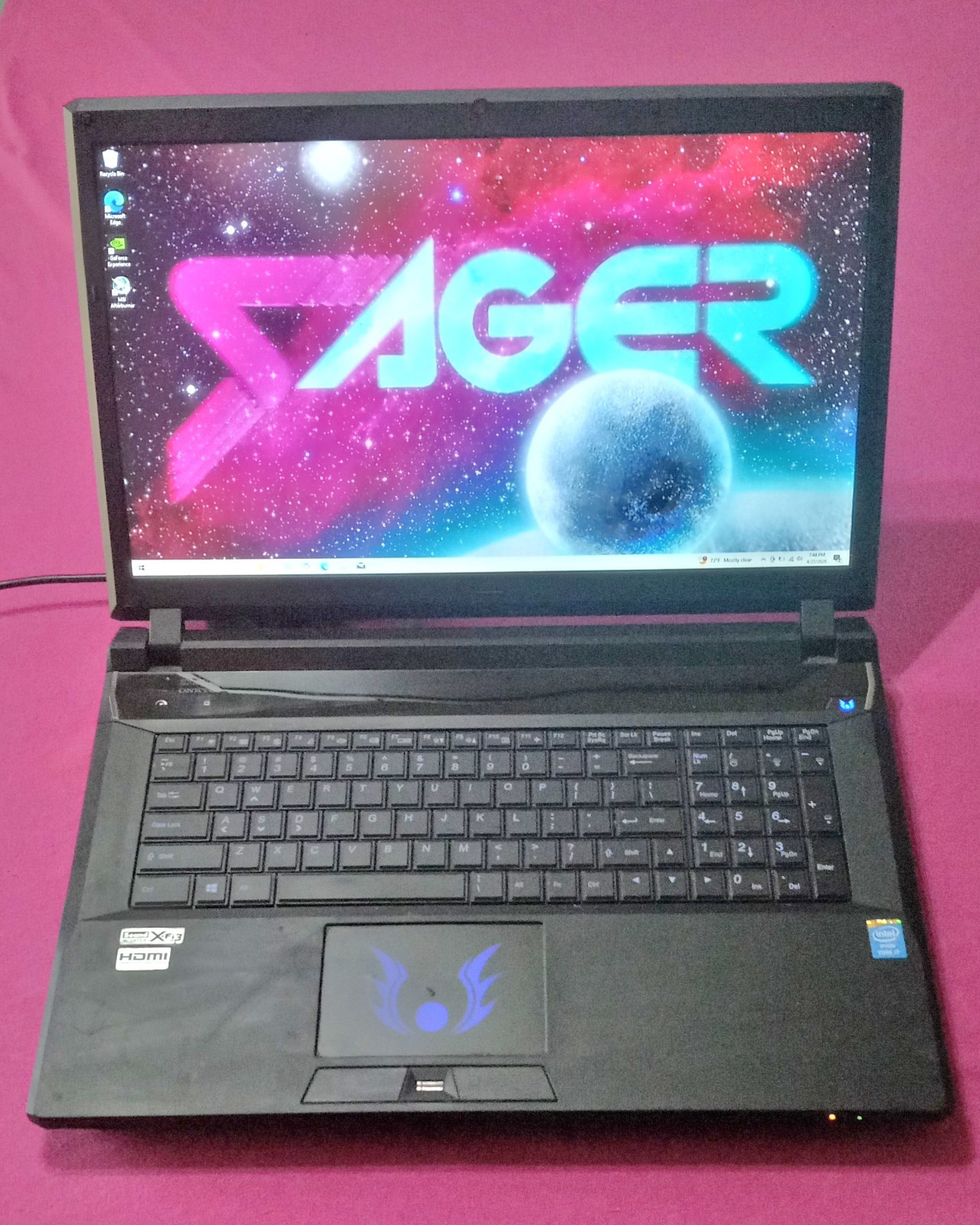 Sager Clevo P177SM NP8298 I7-4810mq 2.8-3.8Ghz 16GB 512GB NVIDIA "P5000" W10