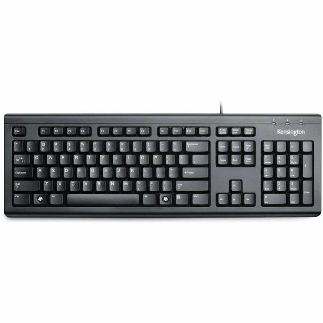 Kensington K72391NA Spill-Safe Wired Keyboard Black