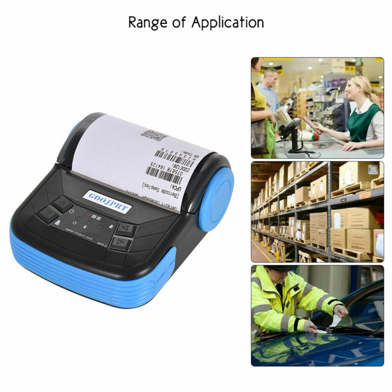 Mini 58mm Handheld Bluetooth Wireless Pocket POS Thermal Receipt Label Printer