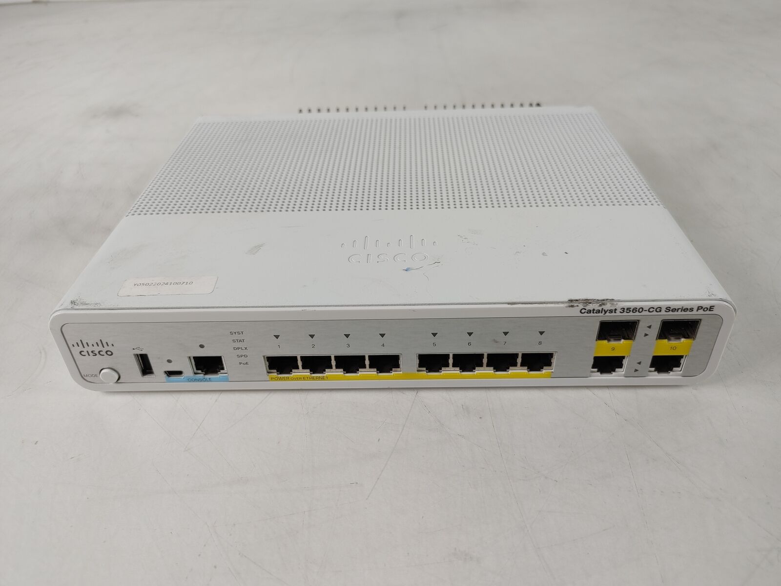 Cisco Catalyst 3560-CG WS-C3560CG-8PC-S 8-Port Gigabit Ethernet (1000-Mbit/s)
