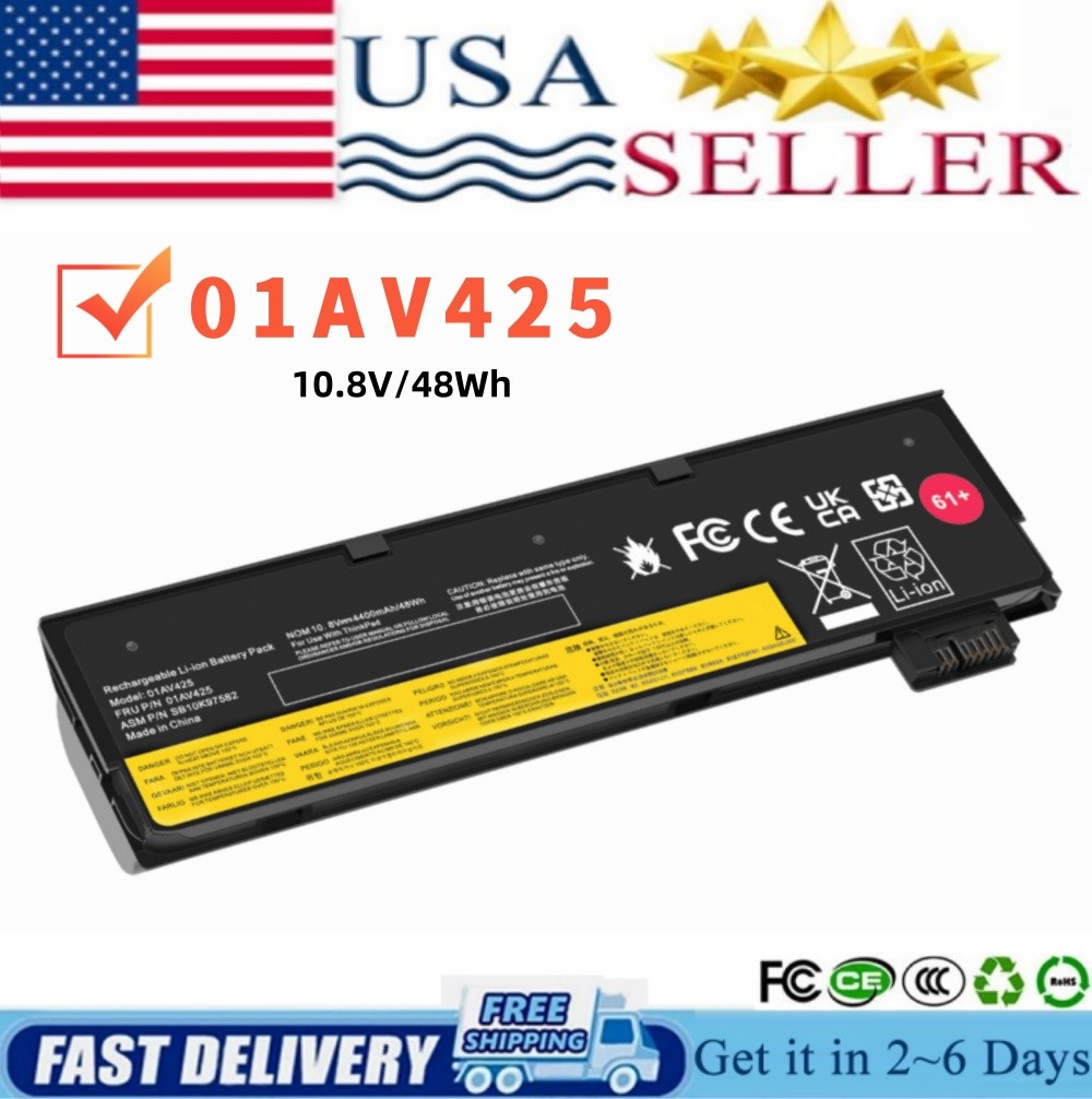 ✅LOT 61+ 01AV422 01AV423 01AV424 01AV425 Battery For Lenovo Thinkpad T470 T570