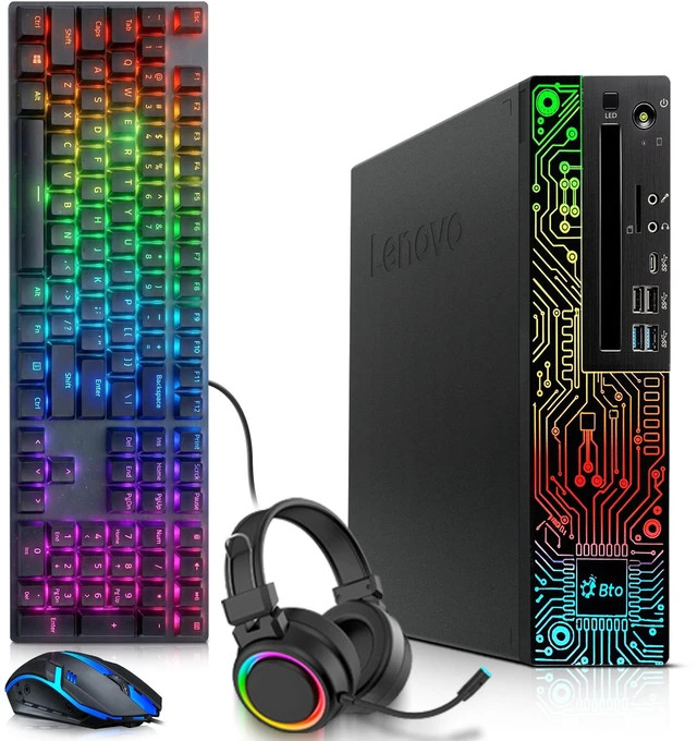 Lenovo Gaming Desktop i5-8500 16GB RAM 512GB SSD NVIDIA GeForce GT 1030 Gaming