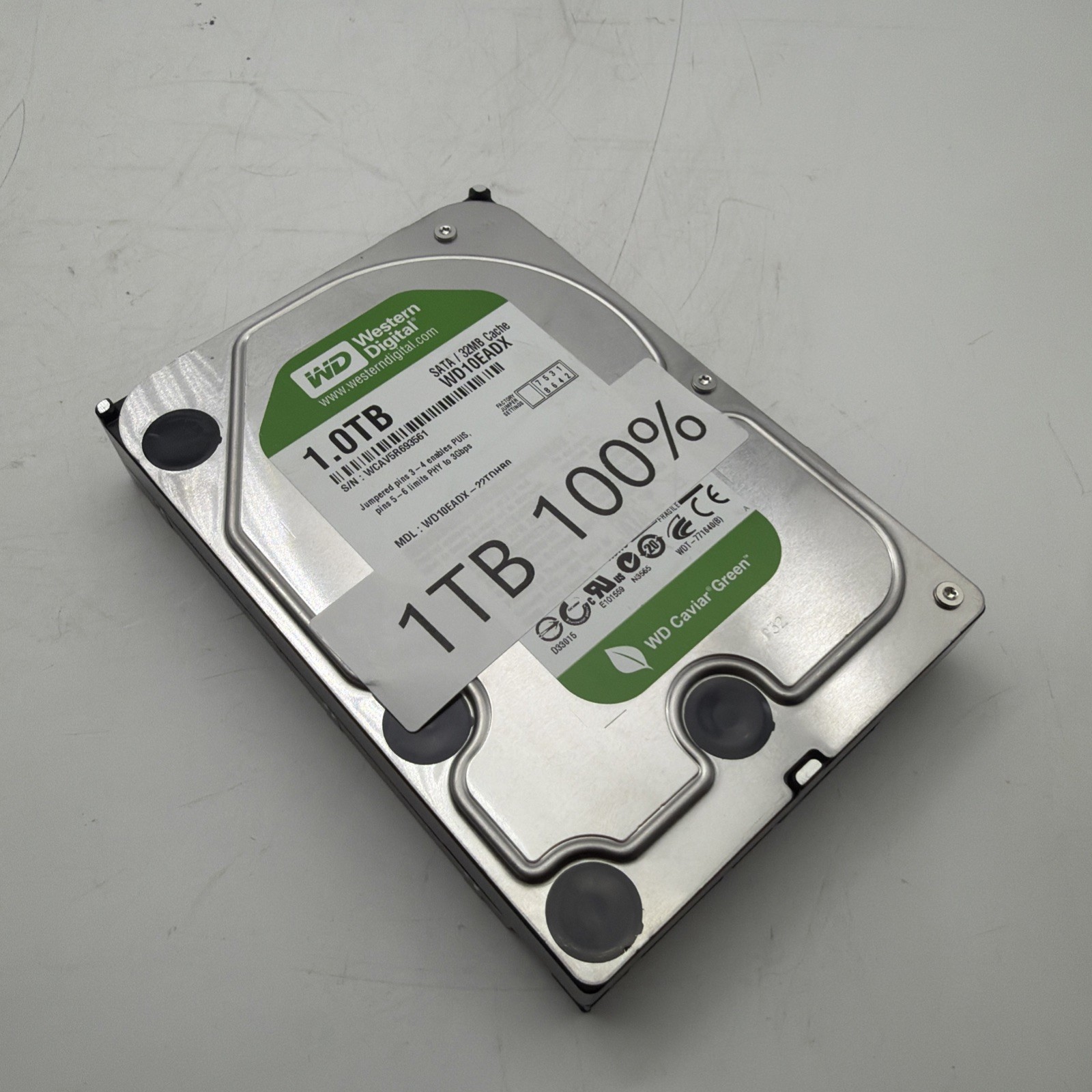 Western Digital Caviar Green 1024GB Internal 7200RPM 3.5" (WD10EADX) HDD