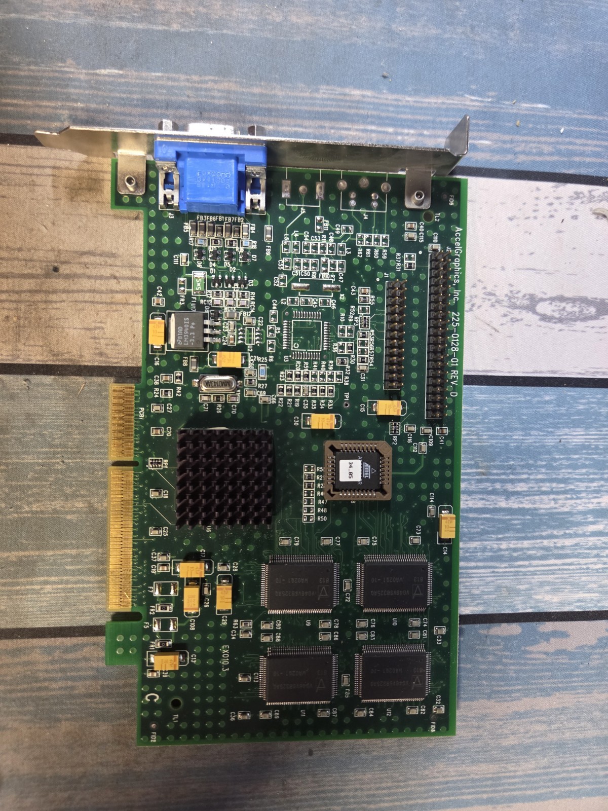 VisionTek AccelGraphics 225-0128-01 Rev. D graphics card AGP Tested & Working