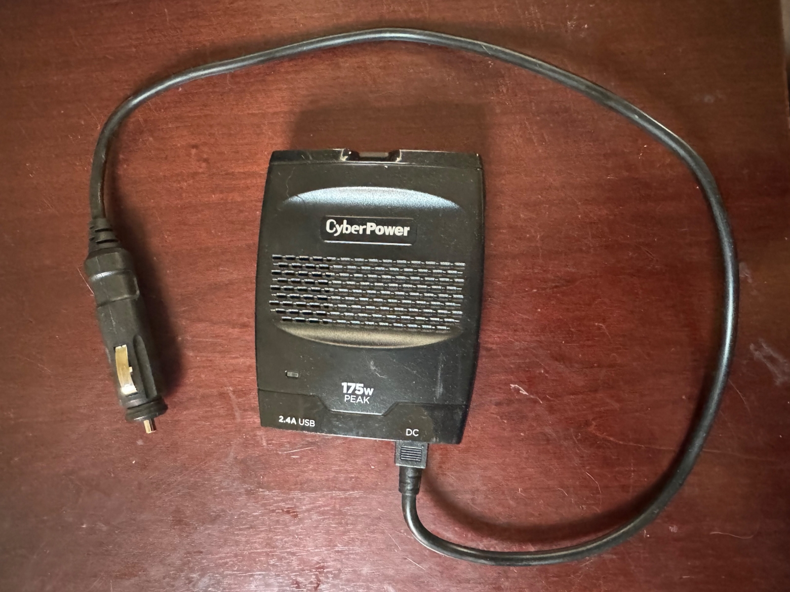 PowerTrip 175 CyberPower - 175W DC to AC Power Inverter - Black
