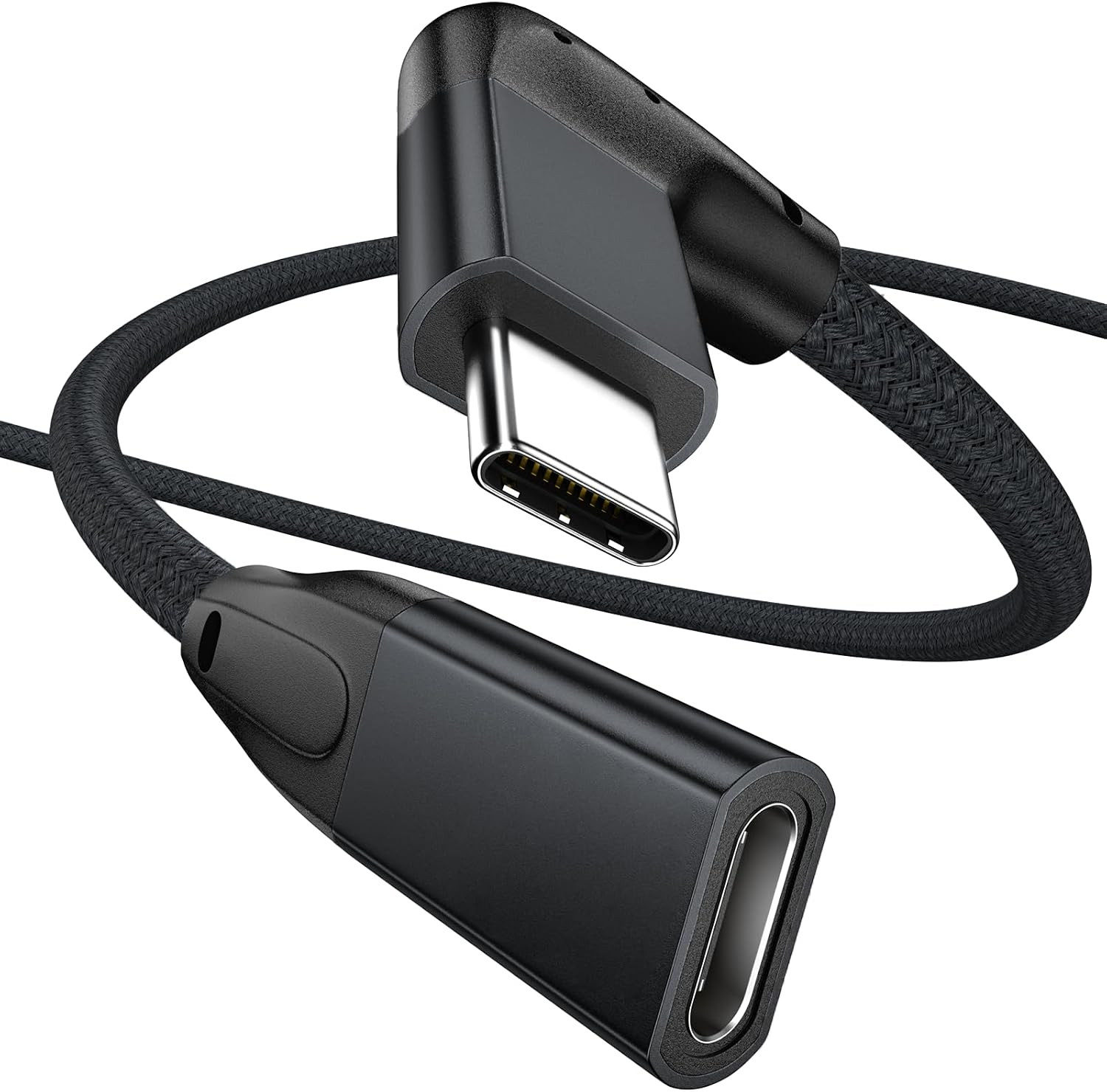 Right Angle USB C Extension Cable 10FT, 90 Degree USB-C 3.1 Gen2 10Gbps