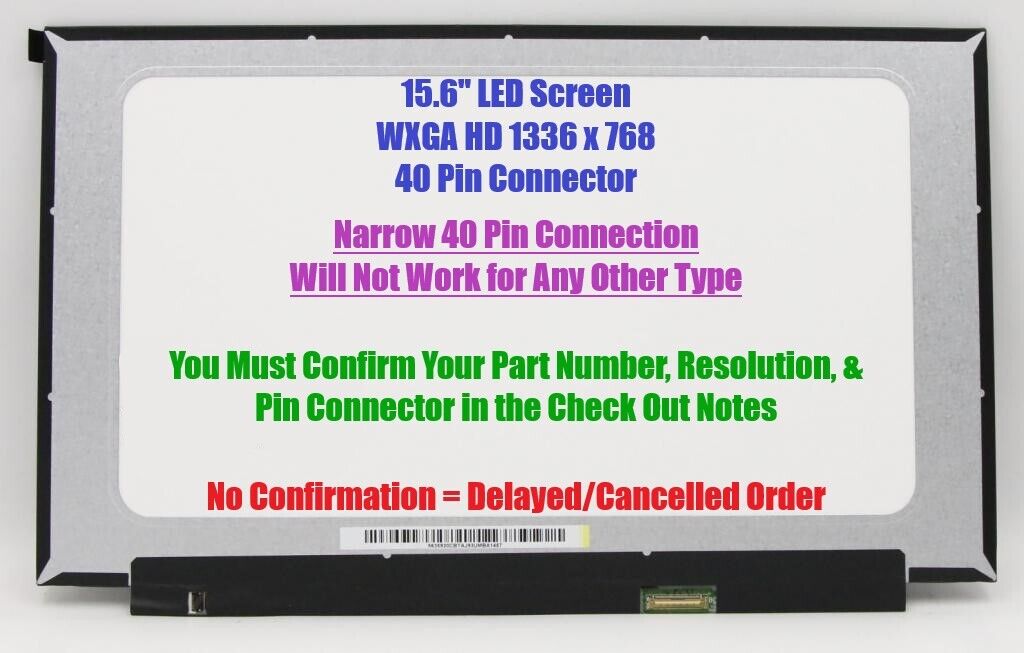 NEW OEM NT156WHM-T02 V8.0 Non Touch LCD Screen HD 5D10T05360 Display 15.6\