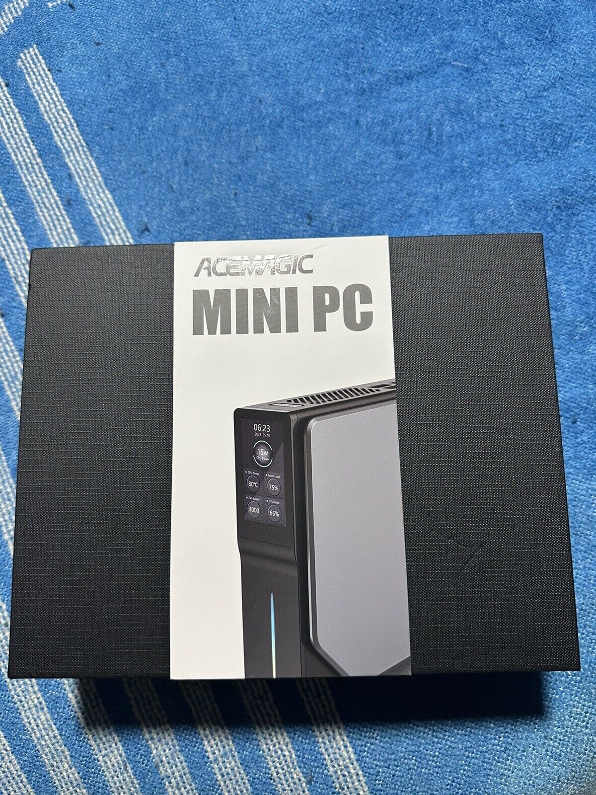 ACEMAGIC Mini PC, Intel N100( up to 3.6GHz, 25W TDP)16GB DDR4 [DIY LCD Screen]