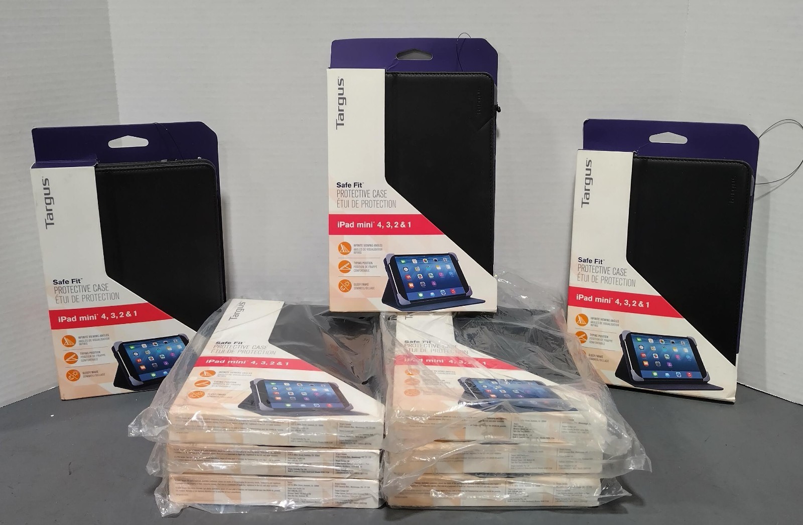 Targus Safe Fit Protective Case THZ593GL for iPad mini 4, 3, 2, 1 New Lot of 9
