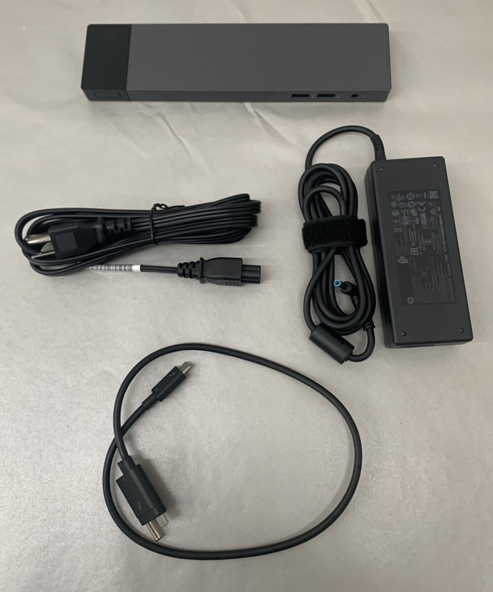 HP Elite Thunderbolt 3 90W 10 Port Black Laptop Docking Station 1DT93AA#ABA