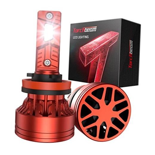H11 LED Bulbs Kit, 90,000 LM, 1000% Brighter H11 Fog Bulbs, 6500K H11/H8/H9