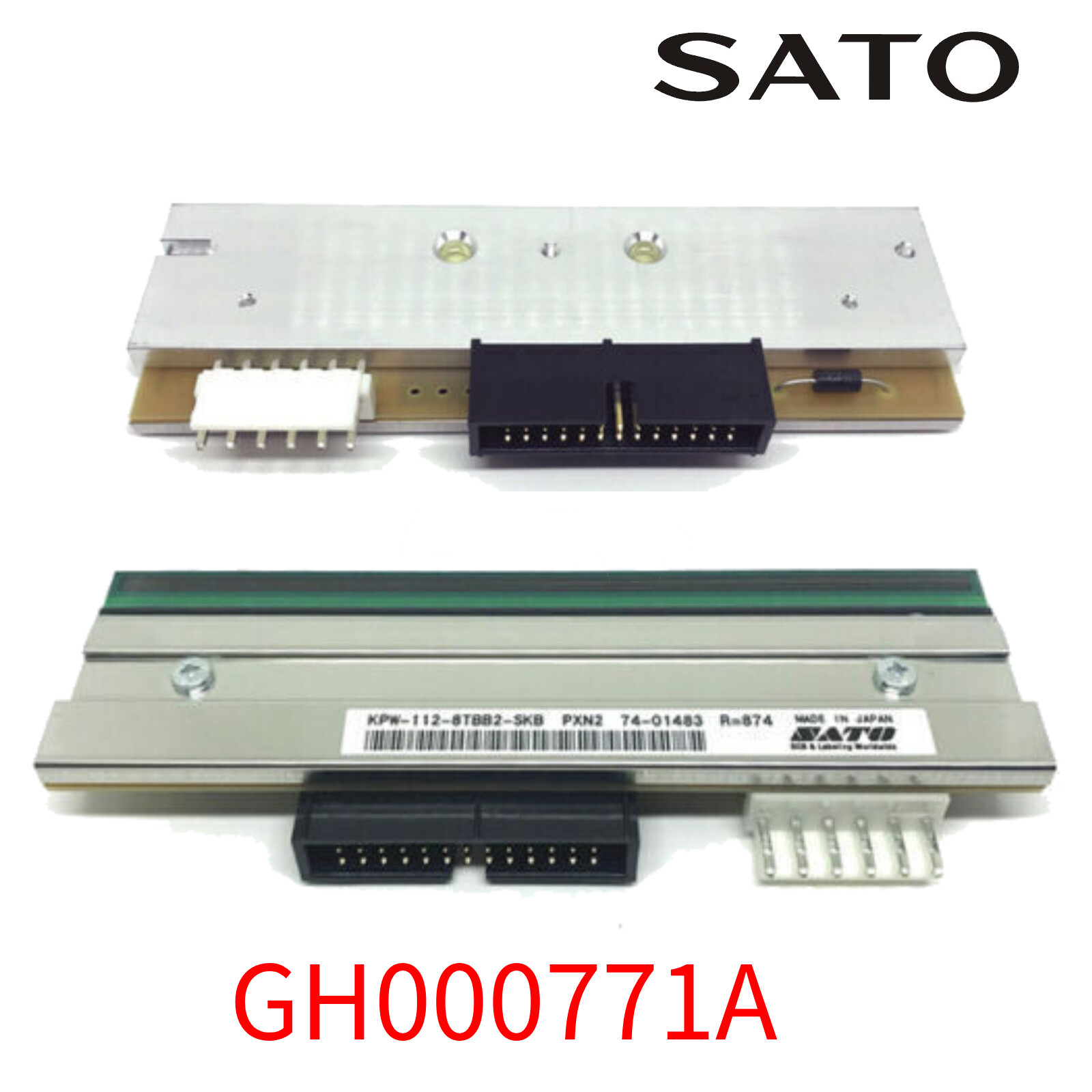 Original SATO Thermal Barcode Label Printhead Printer GH000771A CL412E 300dpi