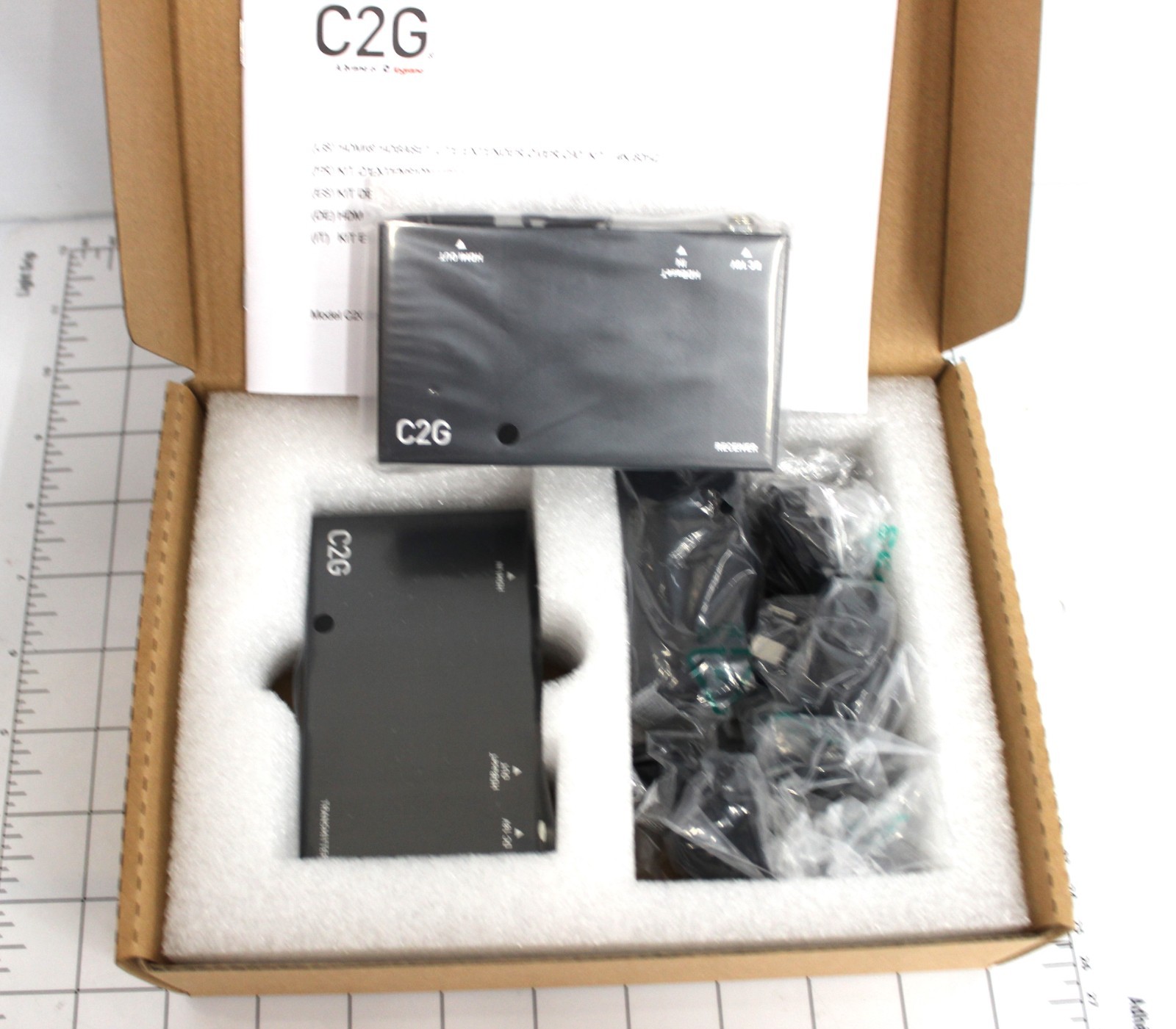 C2G Legrand HDMI HDBaseT Lite Extender Over Cat Kit C2G30010 4k 60Hz