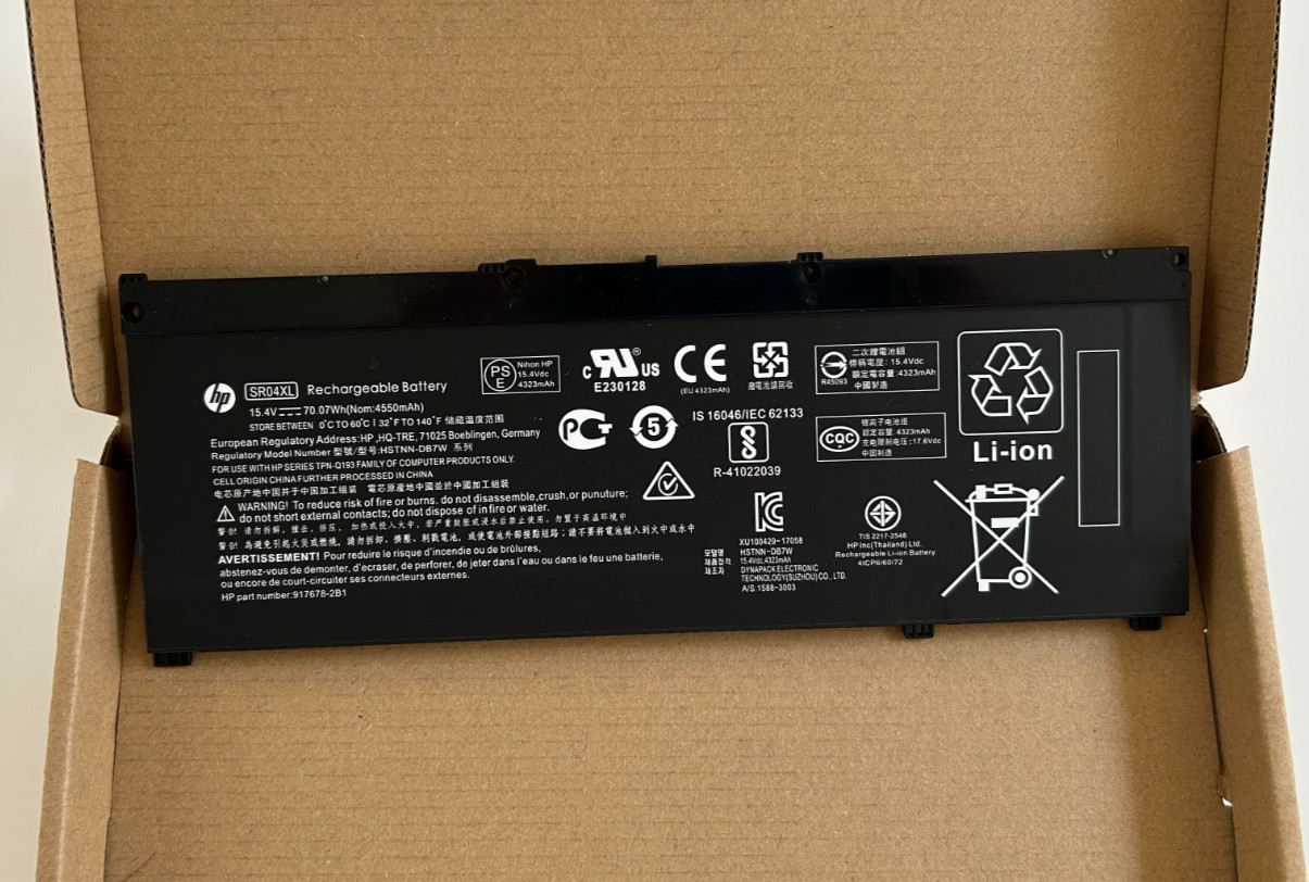 Genuine OEM 70.07Wh SR04XL Battery For HP Omen 15-CE Pavilion 15-cb 917724-855