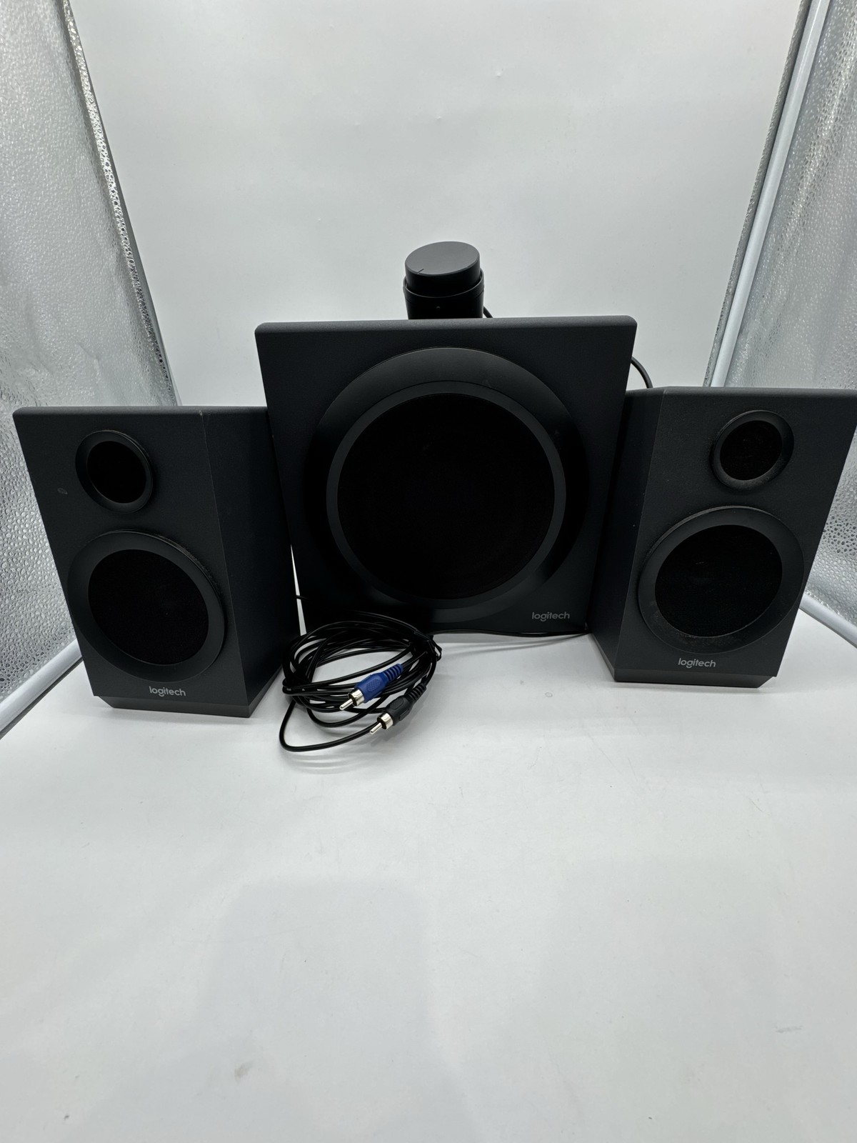 Logitech Z333 2.1 80W Multi Media Home Computer Speaker System Black