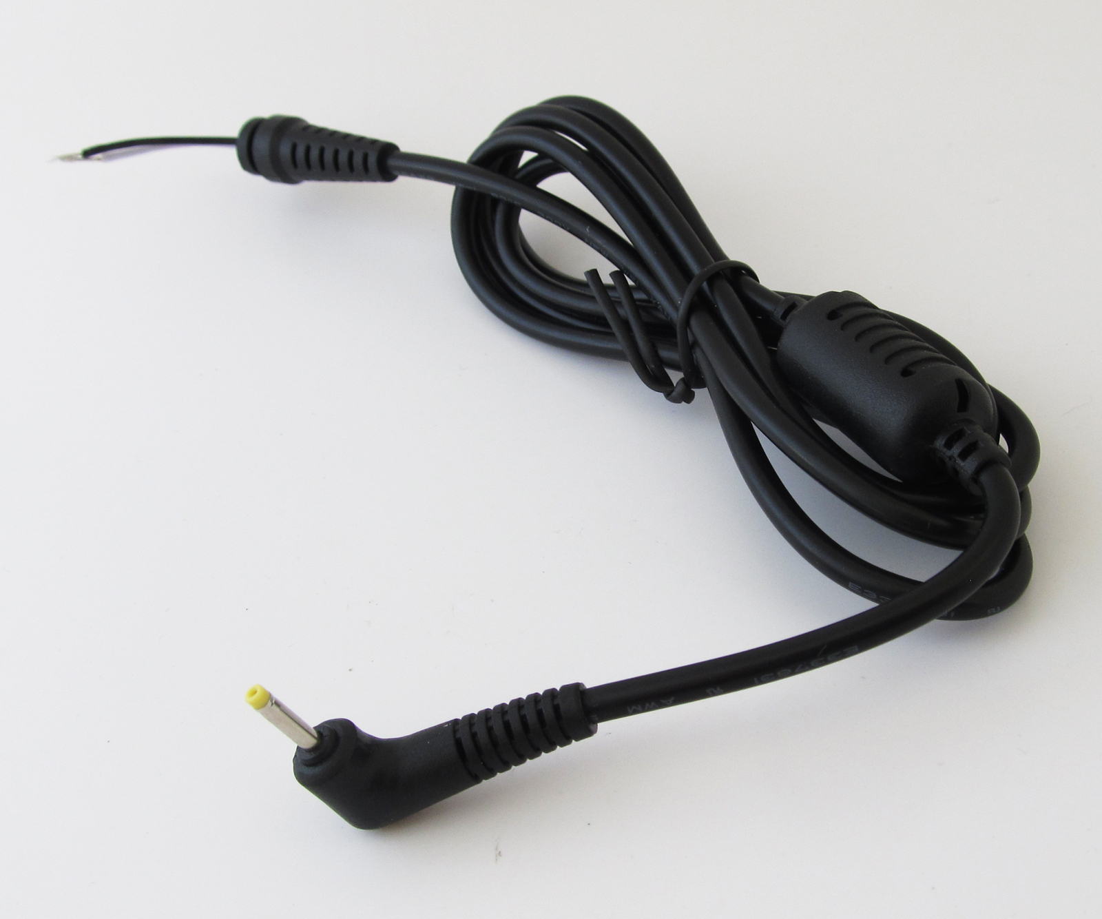 10pcs 1.2M 2.35mm x 0.7mm DC Power Plug Socket Connector Cord Cable w/Lock Ring