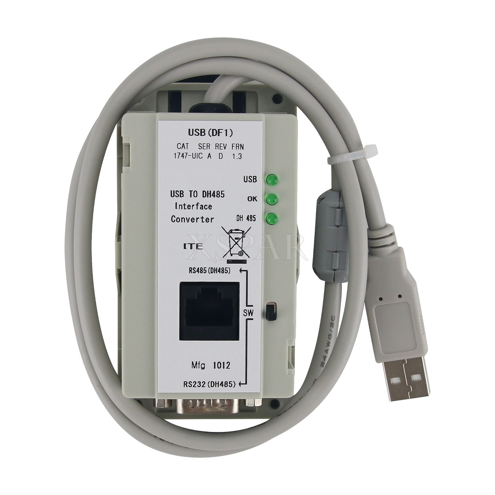 1747-UIC USB to DH485 Interface Converter RS-232 RS-485 Ports New