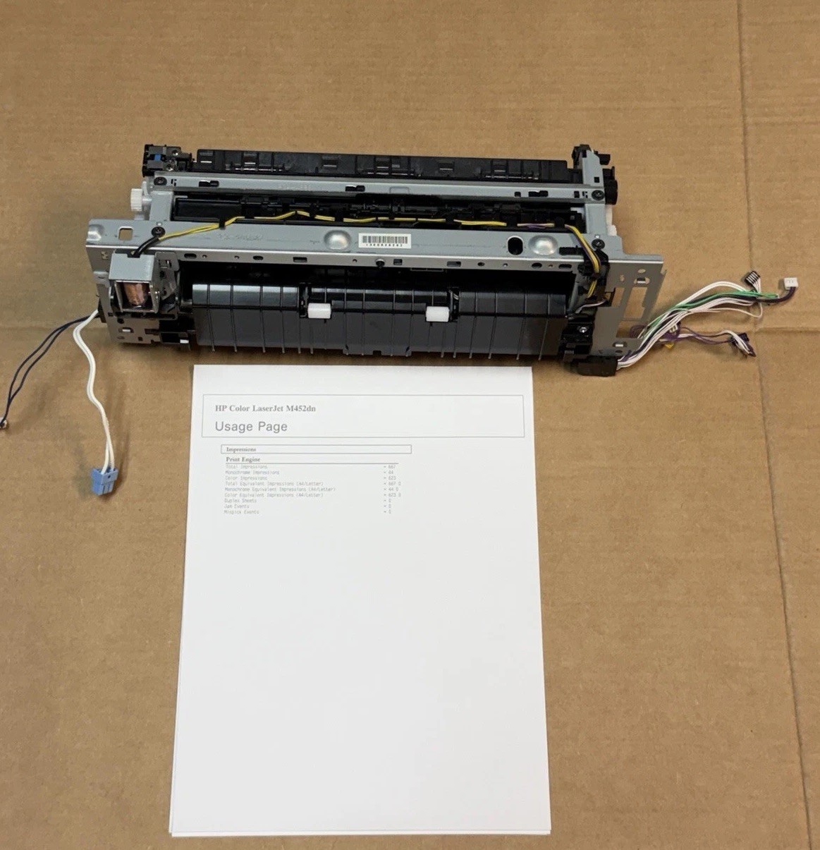 RM2-6460 HP M452/477/M454/ M479 FUSER DUPLEX (RM2-6418) LOW PAGE COUNT 667 Only
