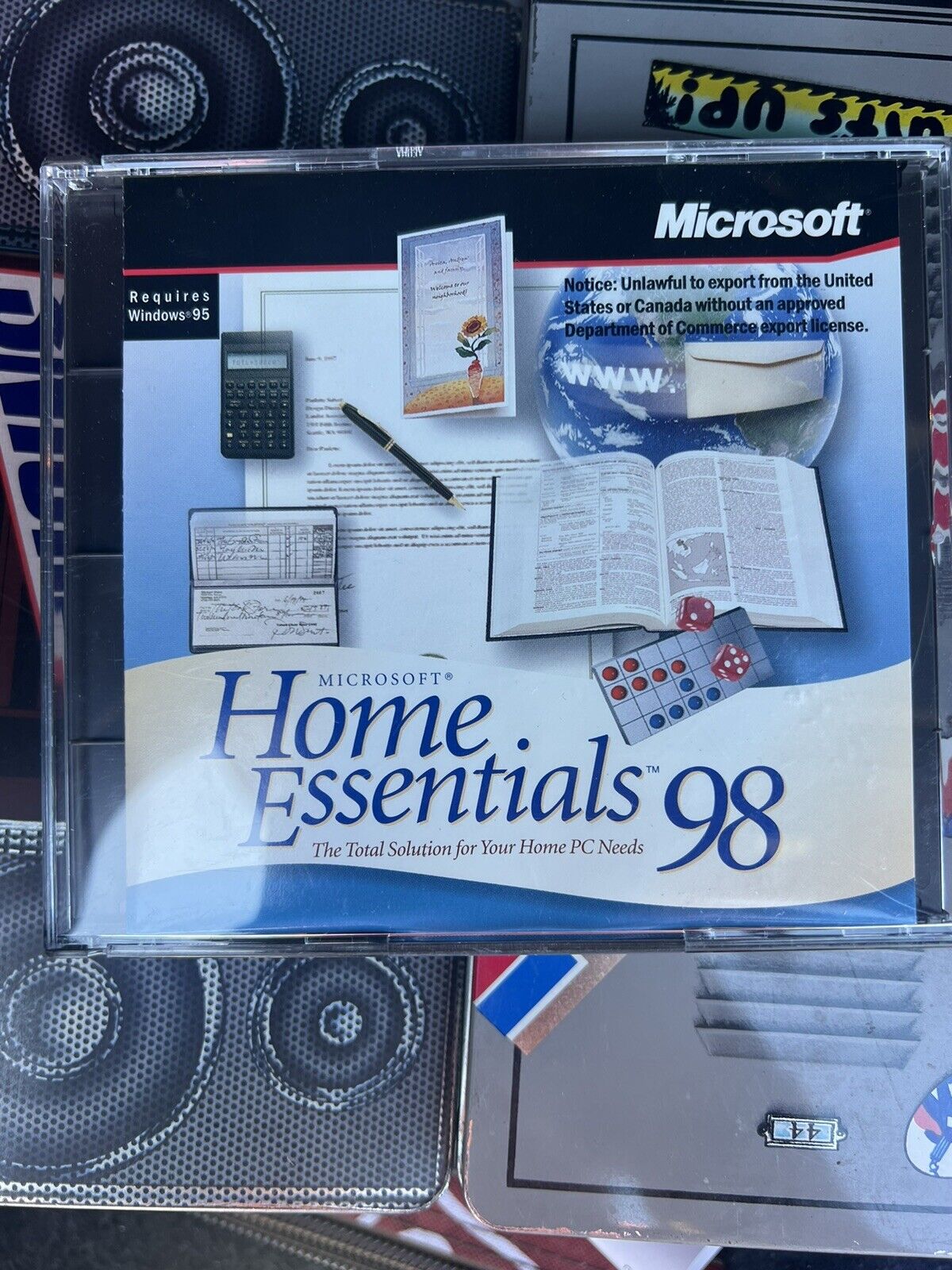 Microsoft Home Essentials 98 PC / Set Of 4 Disks 