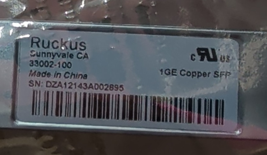 Ruckus Networks E1MG-SX-OM Compatible 1000BASE-SX SFP 850nm 550m - 33002-100