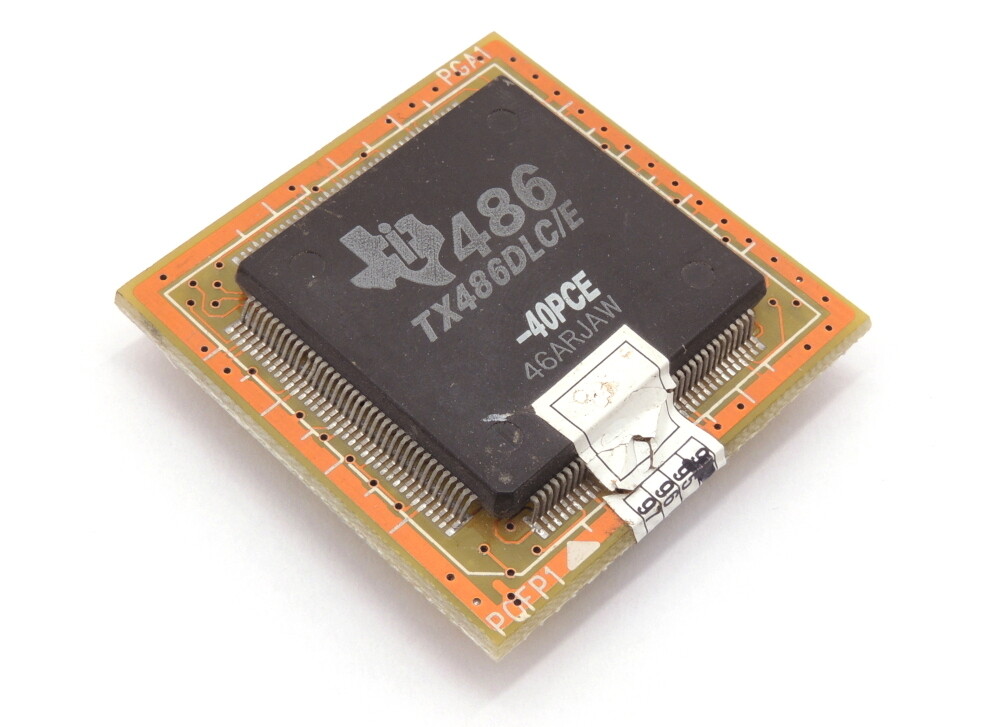 Texas Instruments TX486DLC/E-40PCE 40MHz Processor PGA-132 Rare Vintage CPU