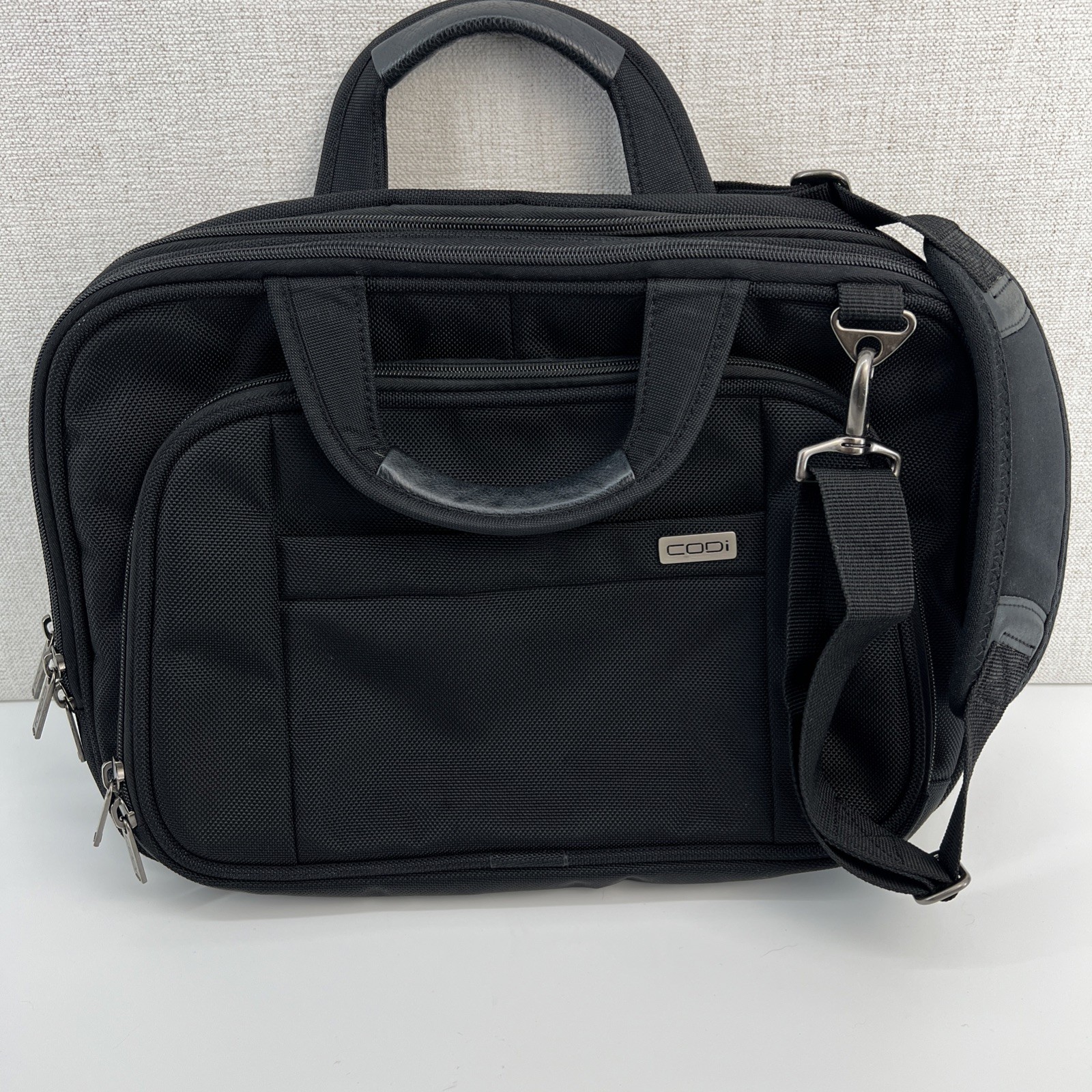CODi Black Laptop/Tablet Bag Briefcase – Durable Business Travel Case